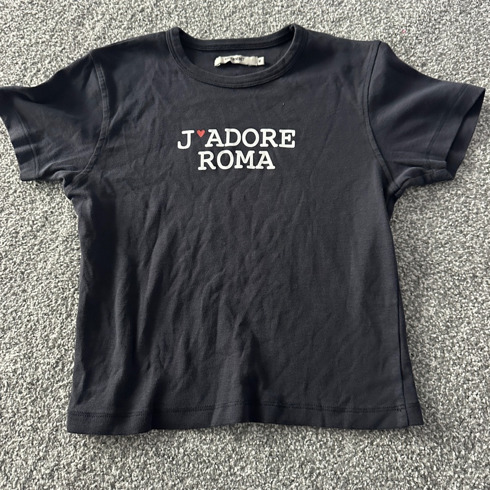 Classic Black J'adore Roma Women's Tee